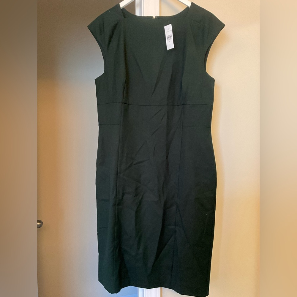 Ann Taylor Dark Green Dress Size 12
